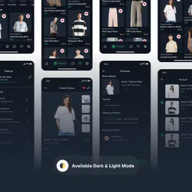 Shopbae fashion marketplace APP UI kit